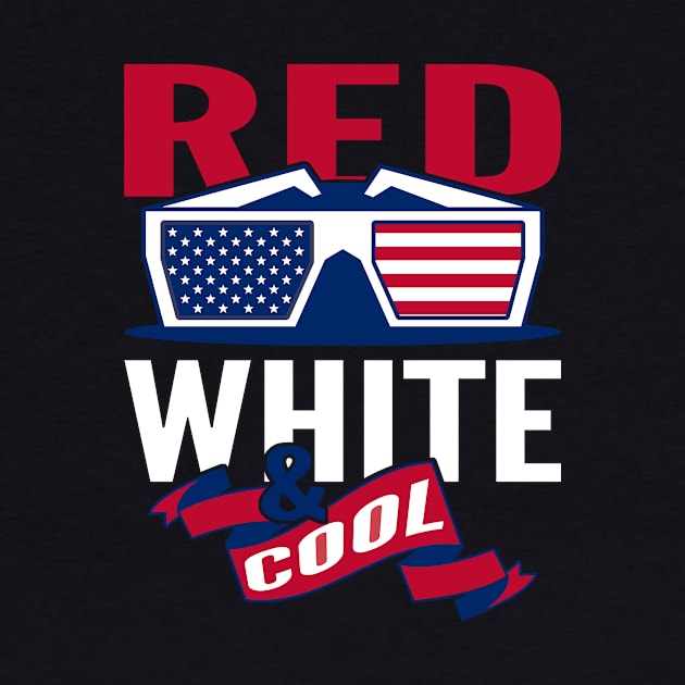 RED WHITE AND COOL American Summer by Scarebaby